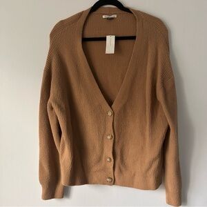 American Eagle Women's Tan Cardigan Sweater